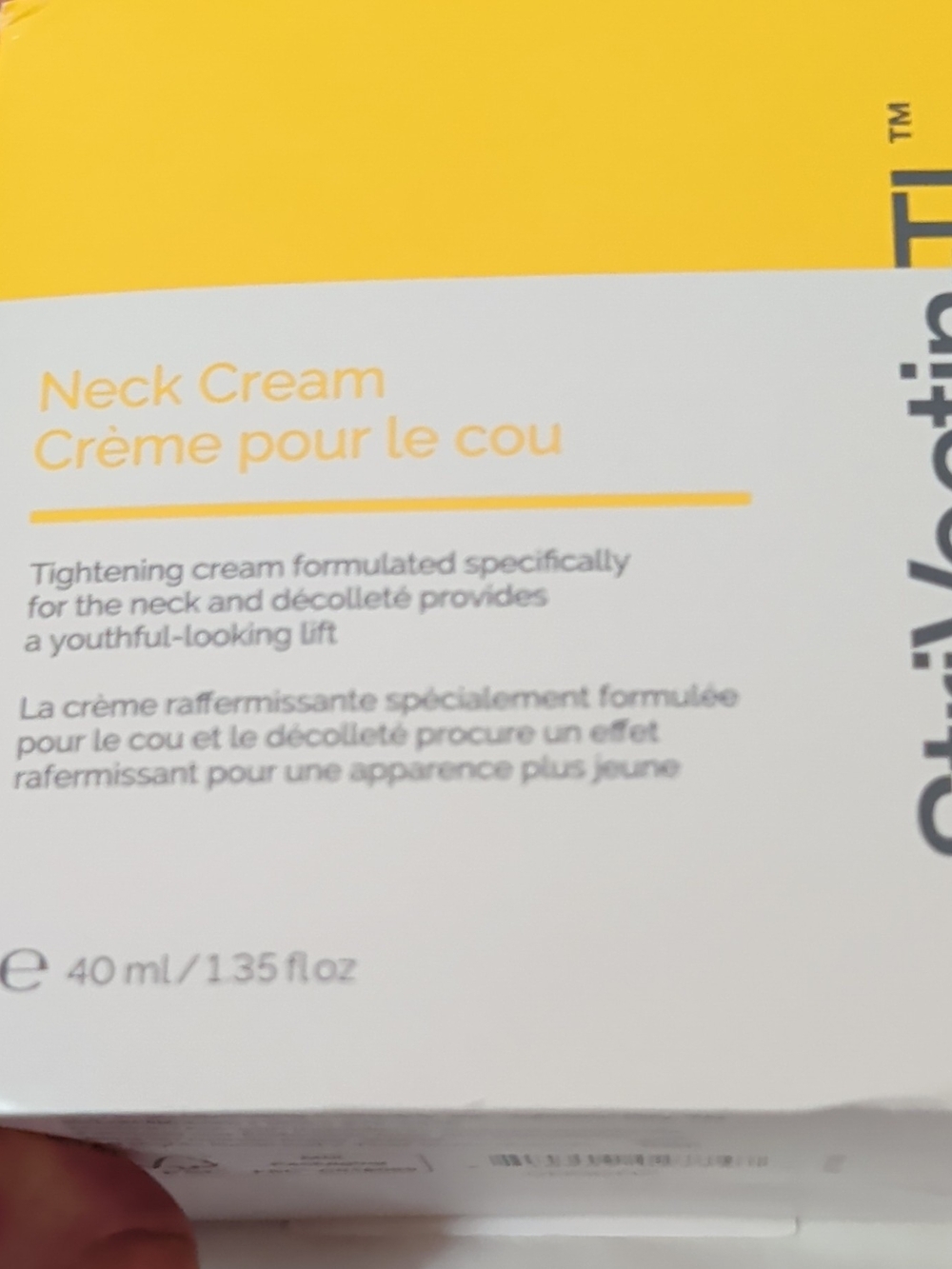 StriVectin Neck Cream – Yellow and White Packaging
